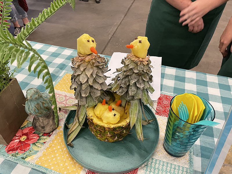 Fruit Sculpting Logan County Senior Reserve Champion